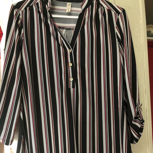 PerSeption Concept Black blouse rayon blouse - Picture 7 of 8